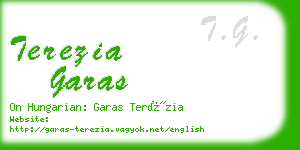 terezia garas business card